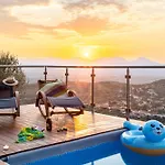 Martinia Pool Getaways - Majestic Panoramic Views Ano Amfia