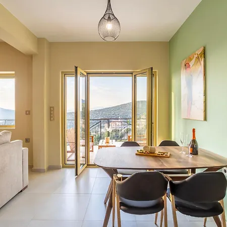 Martinia Pool Getaways - Majestic Panoramic Views Ano Amfia