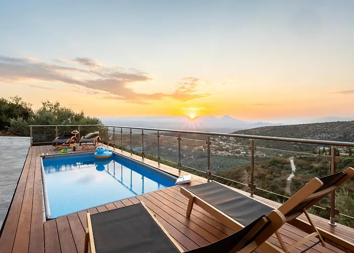 Martinia Pool Getaways - Majestic Panoramic Views * Ano Amfia
