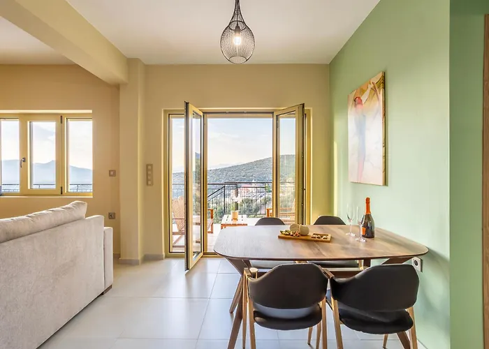 Martinia Pool Getaways - Majestic Panoramic Views Ano Amfia